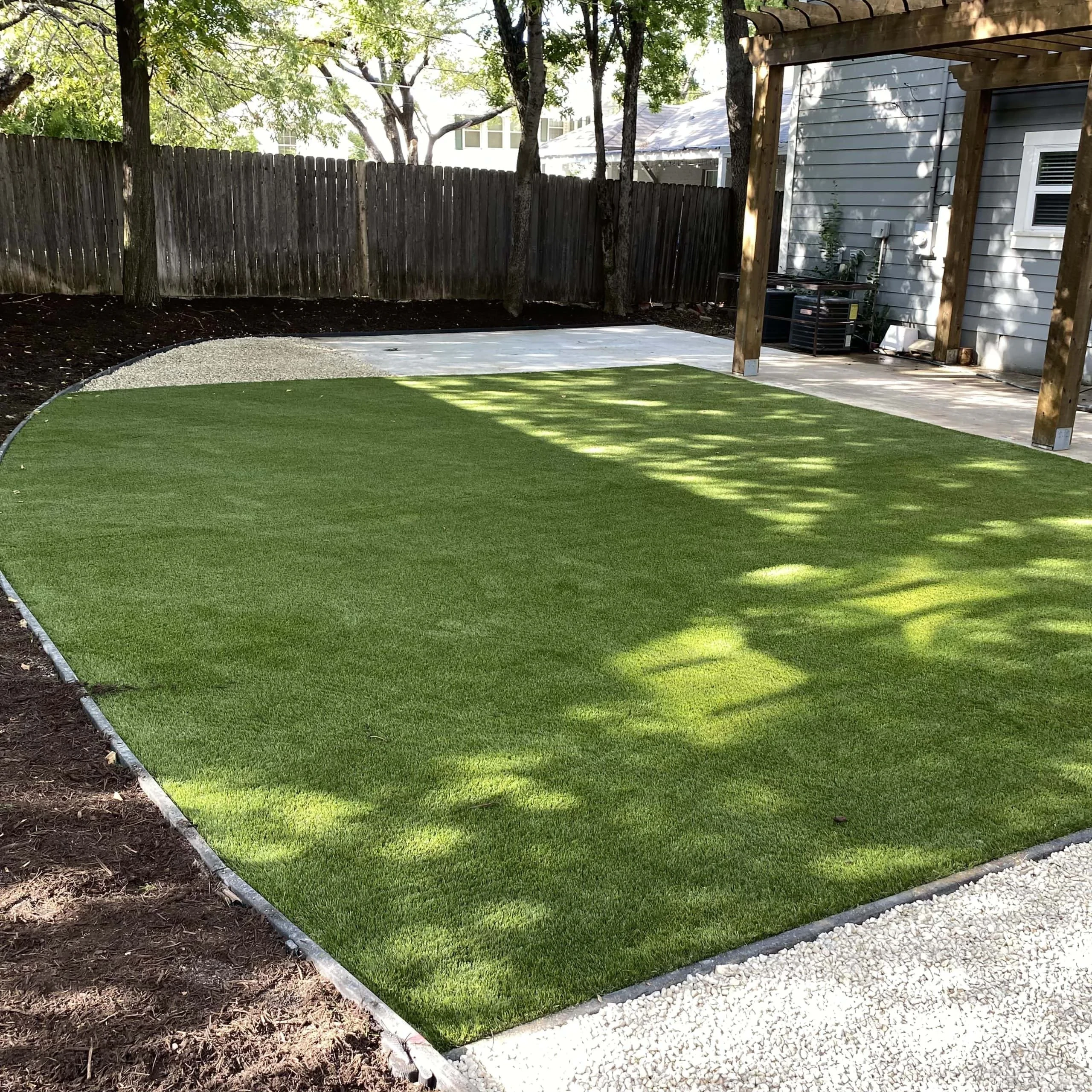 Artificial Grass Patio Backyard Mclennan County Texas