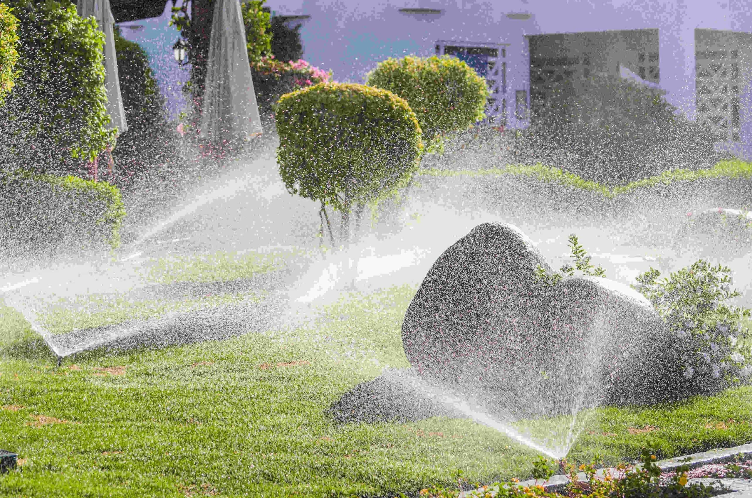 Sprinklers Misty Garden Lawn Mclennan County Texas
